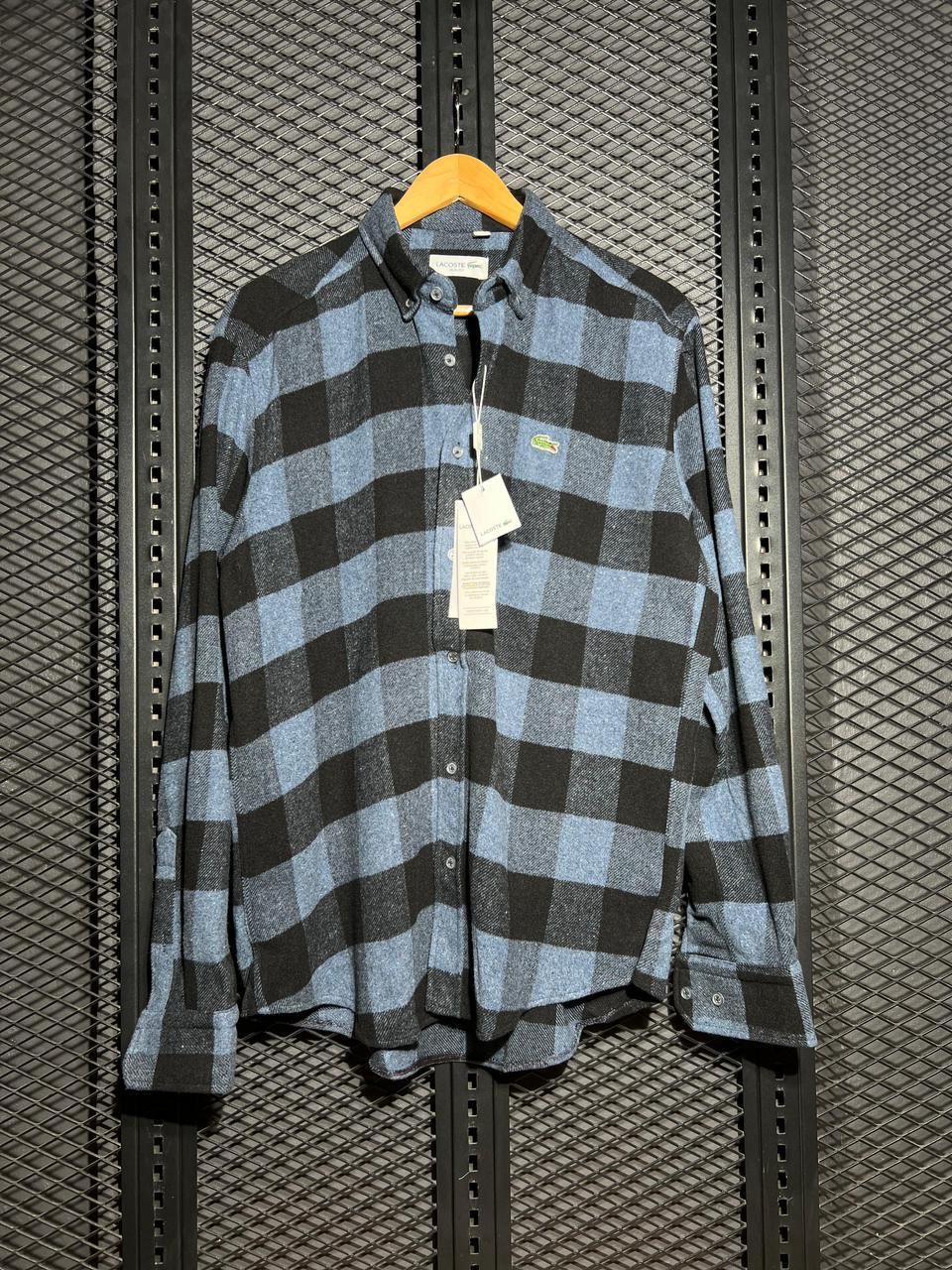 Lacoste Scotch Plaid Flannel Shirt
