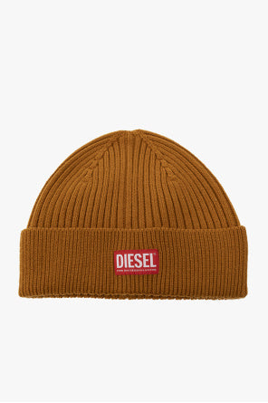 Diesel Ribbed Beanie "Brown"