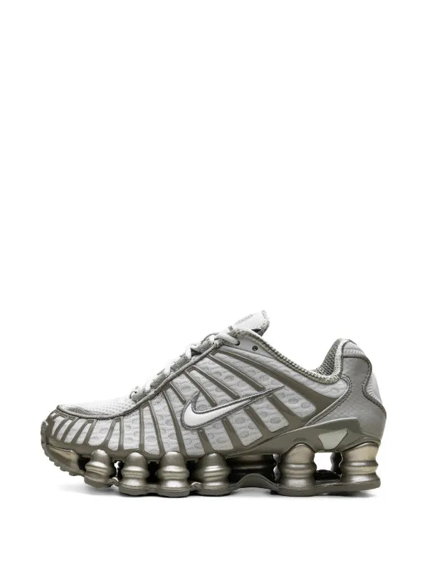 Shox TL "Light Silver/White/Light Army" sneakers