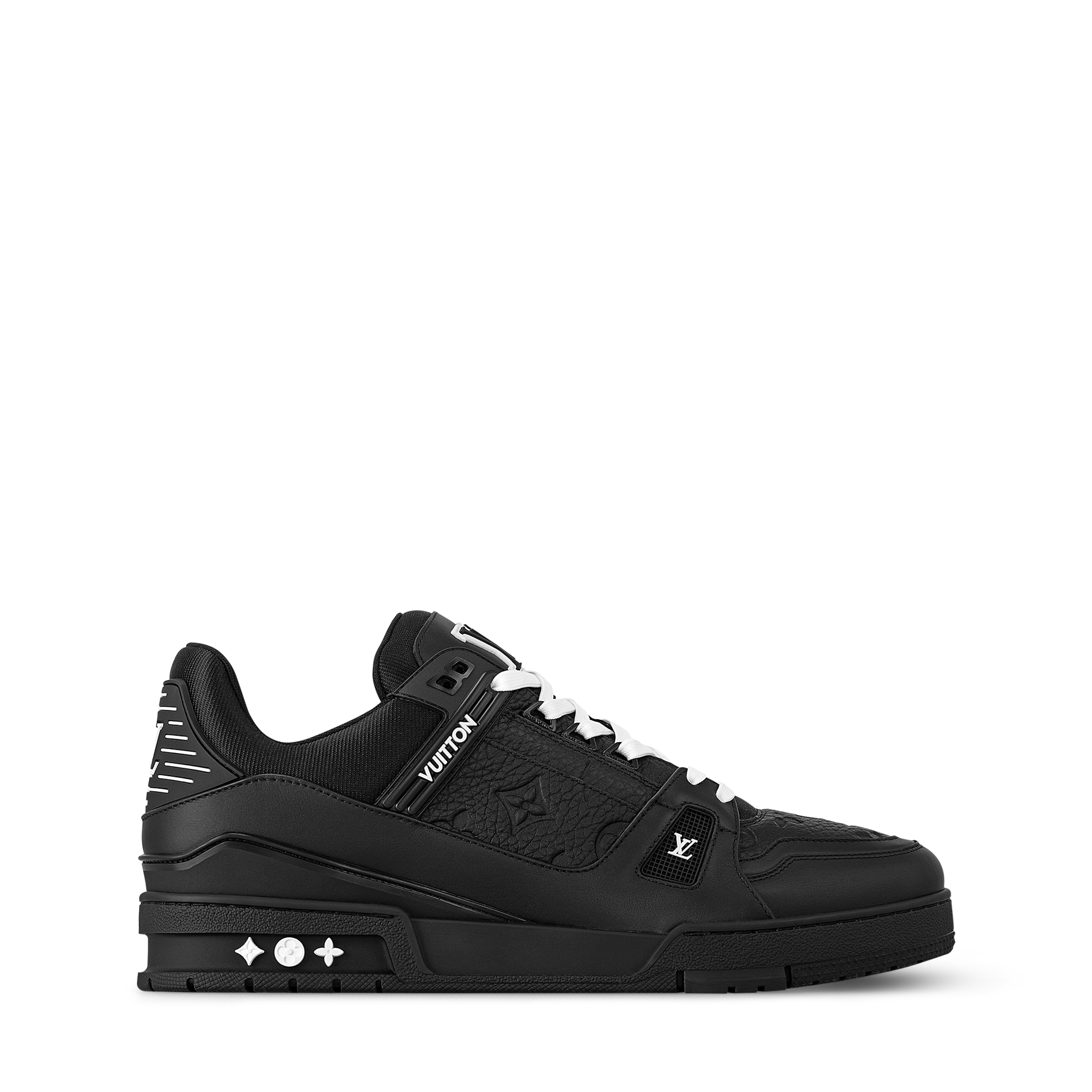 LOUIS VUITTON LV TRAINER WHITE BLACK FULLY BOXED