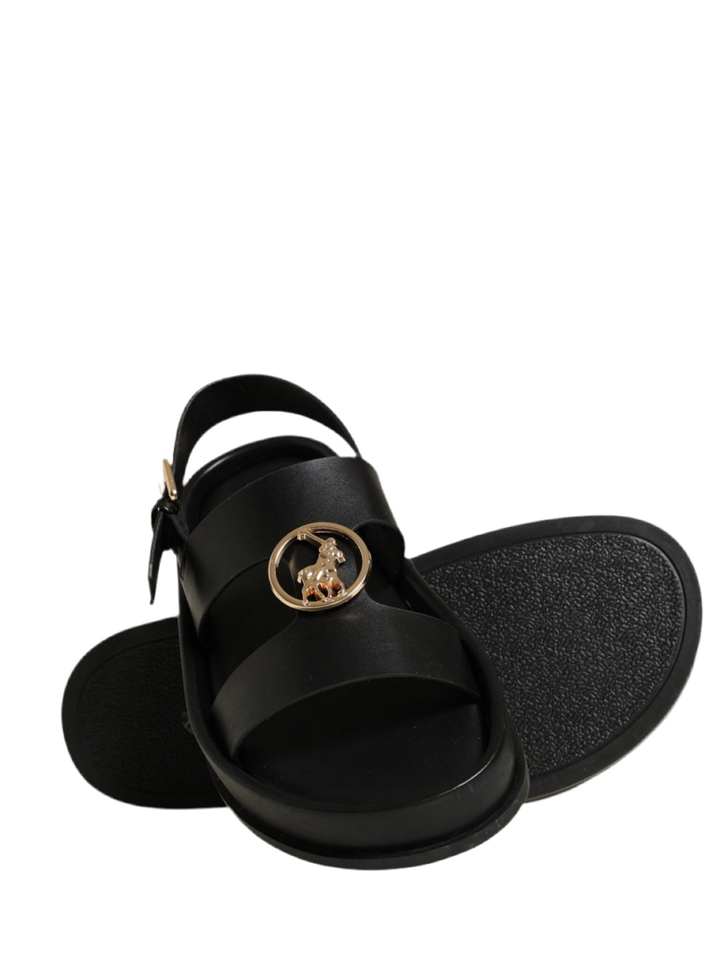 Polo Moulded Unit Trim Sandal - Black