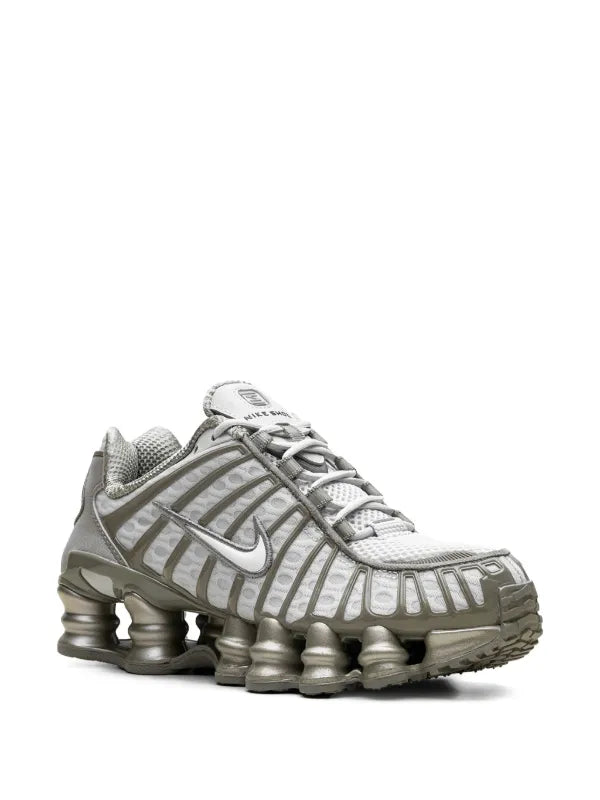 Shox TL "Light Silver/White/Light Army" sneakers