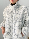 Fluffy winter jacket
