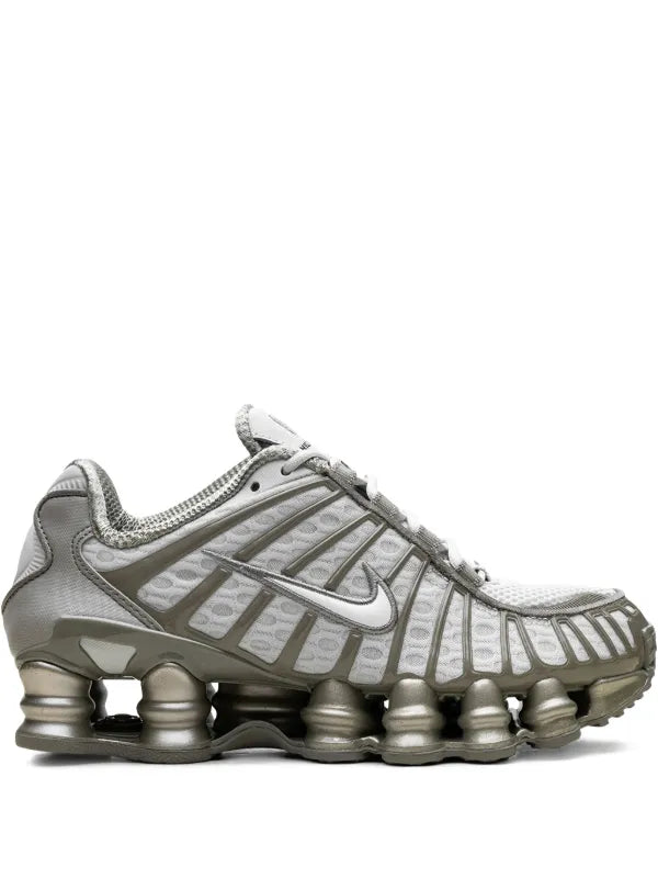 Shox TL "Light Silver/White/Light Army" sneakers