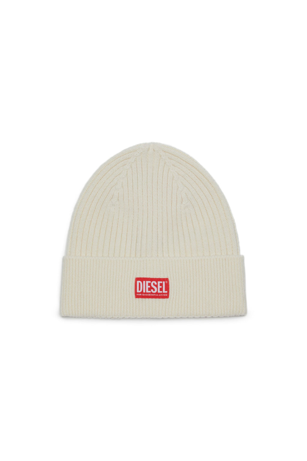 Diesel Ribbed Beanie "Cream"